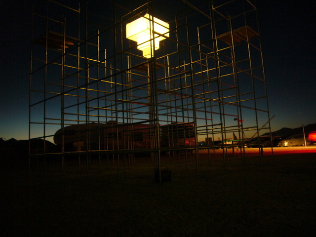 nighttime photo of pipe dream